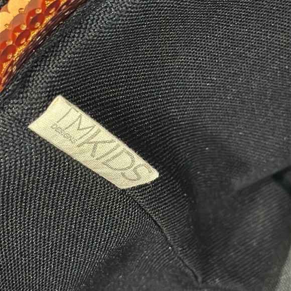 TM Kids Designs Orange Pumpkin - Canvas/ sequined Halloween Candy Basket - Picture 5 of 6